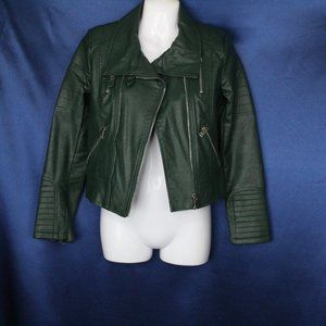 Faux Leather Moto Jacket